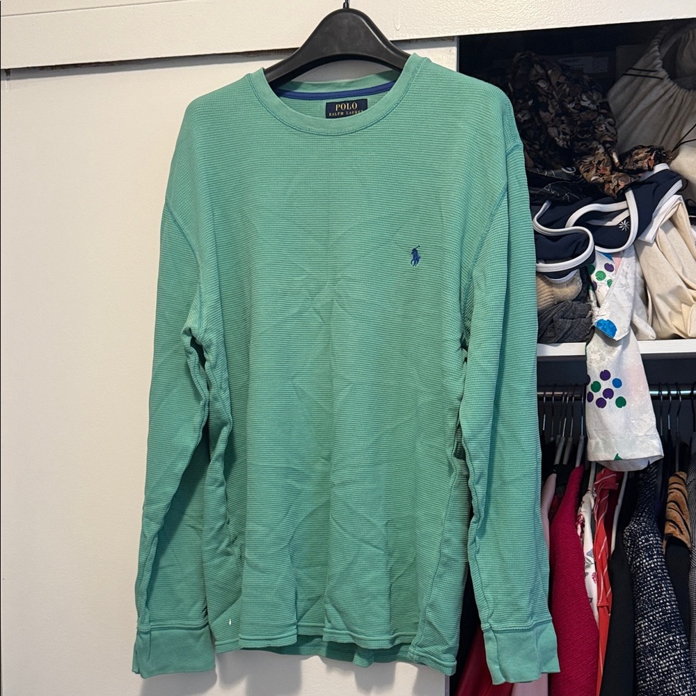 Polo Ralph Lauren thermal waffle shirt